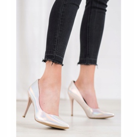 Goodin Tacones altos elegantes beige 2