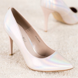 Goodin Tacones altos elegantes beige 4