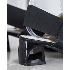 Goodin Zapatos sin cordones en un poste negro 2 Goodin Zapatos sin cordones en un poste negro 2