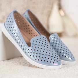 Renda Señores elegantes con cristales azul 1