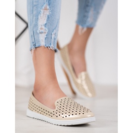 Renda Señores elegantes con cristales amarillo 2