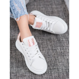SHELOVET Zapatos deportivos blancos 3