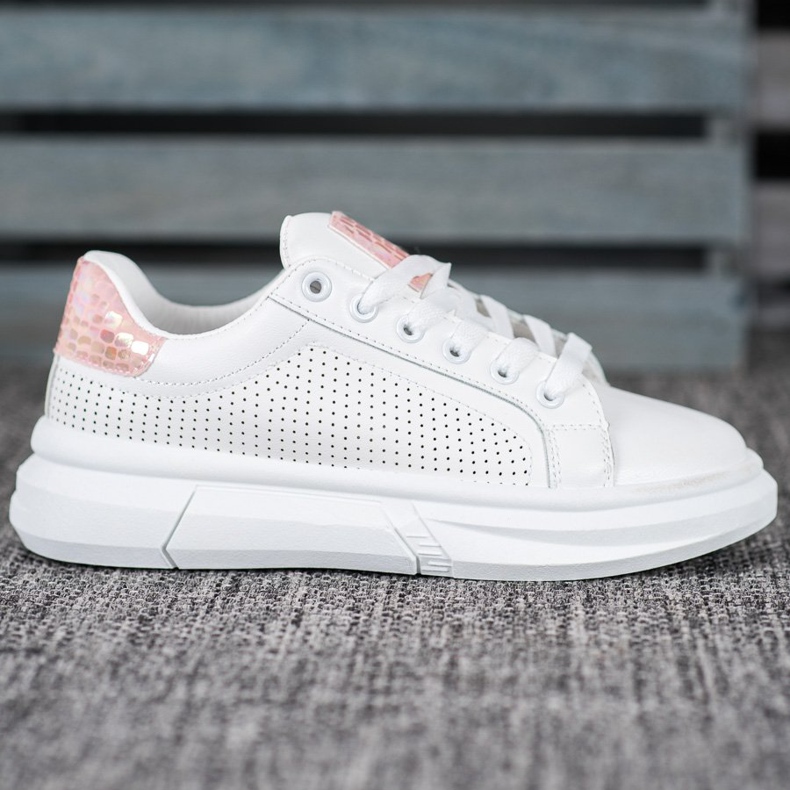 SHELOVET Zapatos deportivos blancos 1