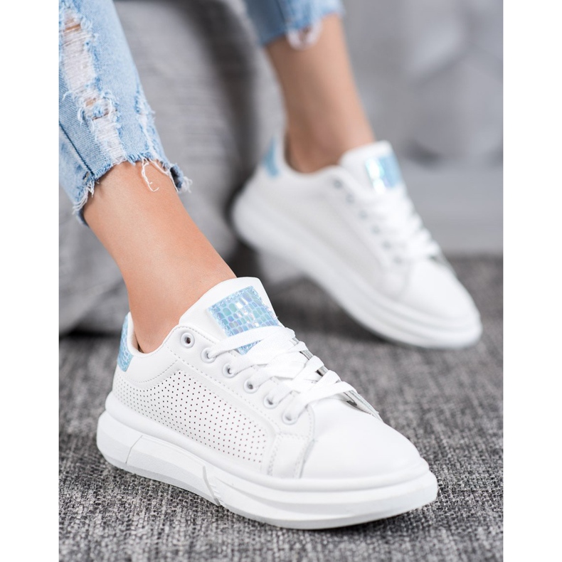 SHELOVET Zapatos deportivos blancos 2