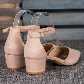 Small Swan Bombas con estilo marrón 5