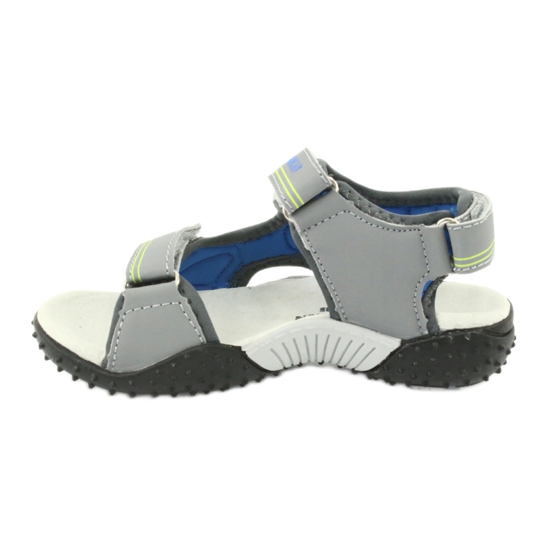 American Club Sandalias American HL20/20 plantilla de piel gris-azul 1