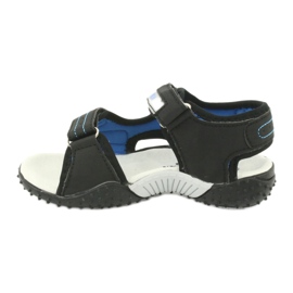 American Club Sandalias Inserto de cuero HL21/20 Negro/Azul 1