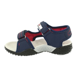 American Club Sandalias Inserto de cuero HL21/20 azul marino 1