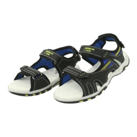 American Club Sandalias deportivas de niños Inserto de cuero RL30/20 Negro 2