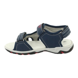 American Club Sandalias de niños Inserto de cuero RL30/20 azul marino 1