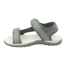 Sandalias American Club RL24/20 gris con aplicación de piel 1