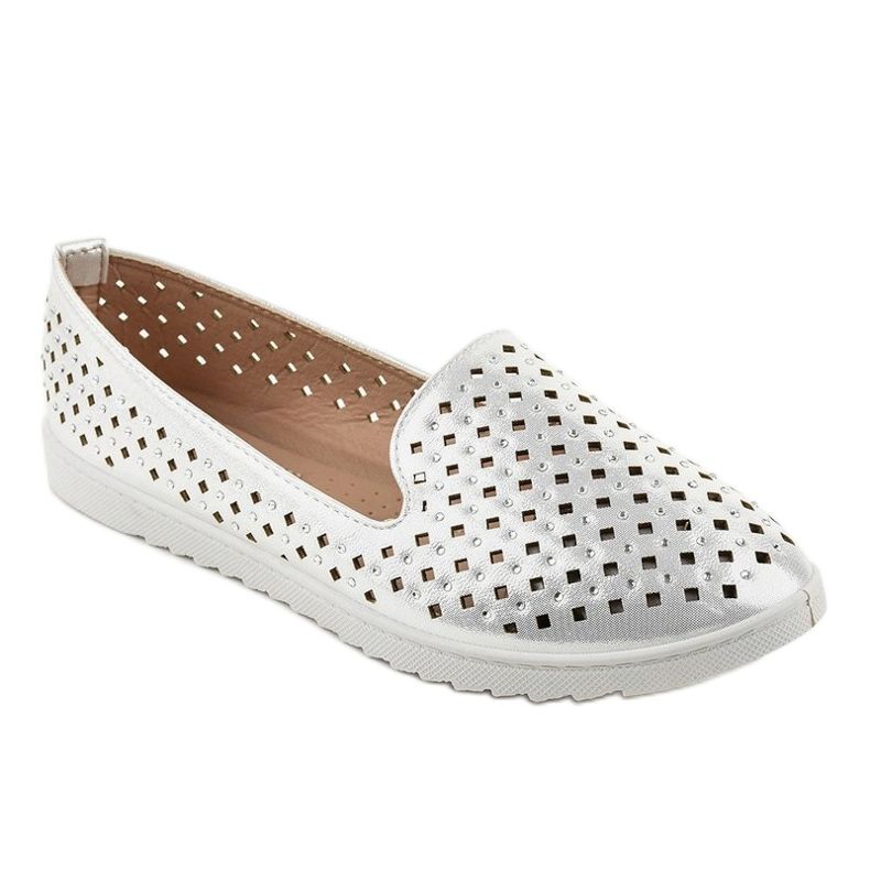 Zapatillas caladas azules DY-08 gris 1