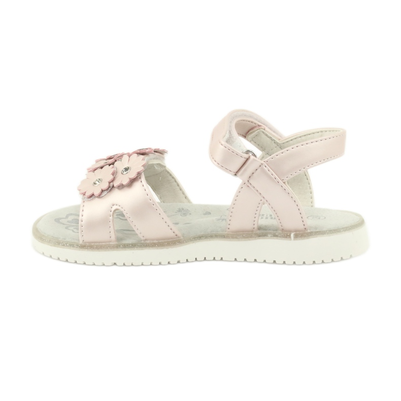 Sandalias rosas con lentejuelas perla American Club XD10/20 rosado 1