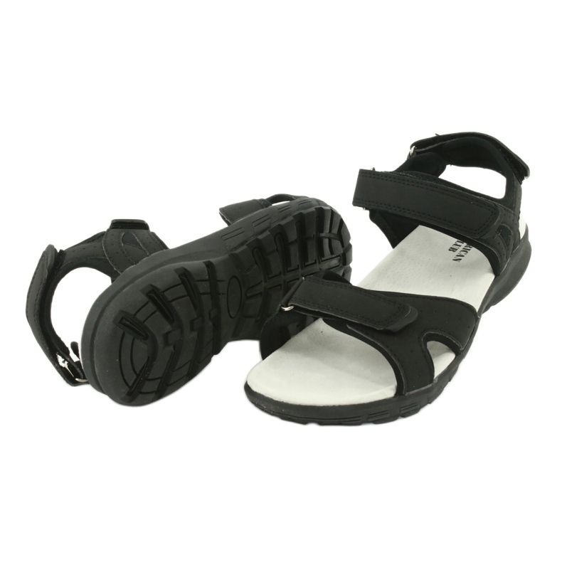 Sandalias deportivas negras American Club HL15 / 20 negro 3