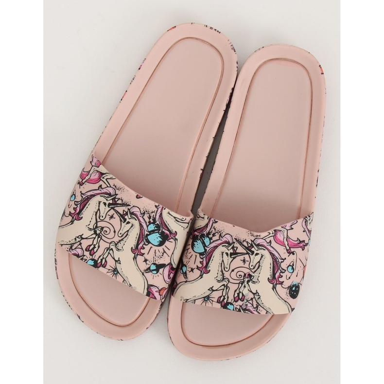 Pantuflas rosa unicornio CK83 Rosa 1