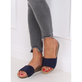 Pantuflas azul marino G186P Navy 4