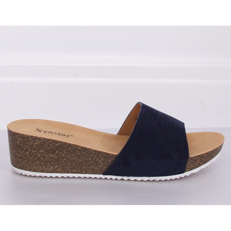 Pantuflas azul marino G186P Navy 1