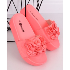 Coral CK148P Zapatillas de coral con suela alta rosa 1