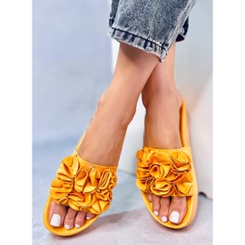 Sandalias de suela alta CK148P Amarillo naranja 3