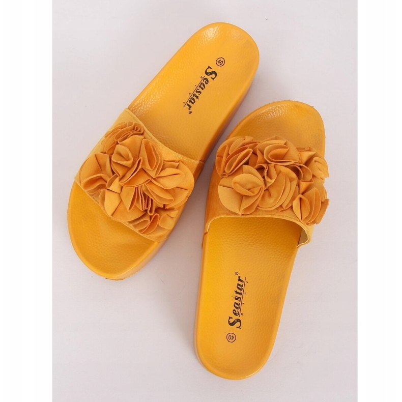 Sandalias de suela alta CK148P Amarillo naranja 1