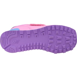Zapatillas New Balance Jr YV574TDP azul rosado 3