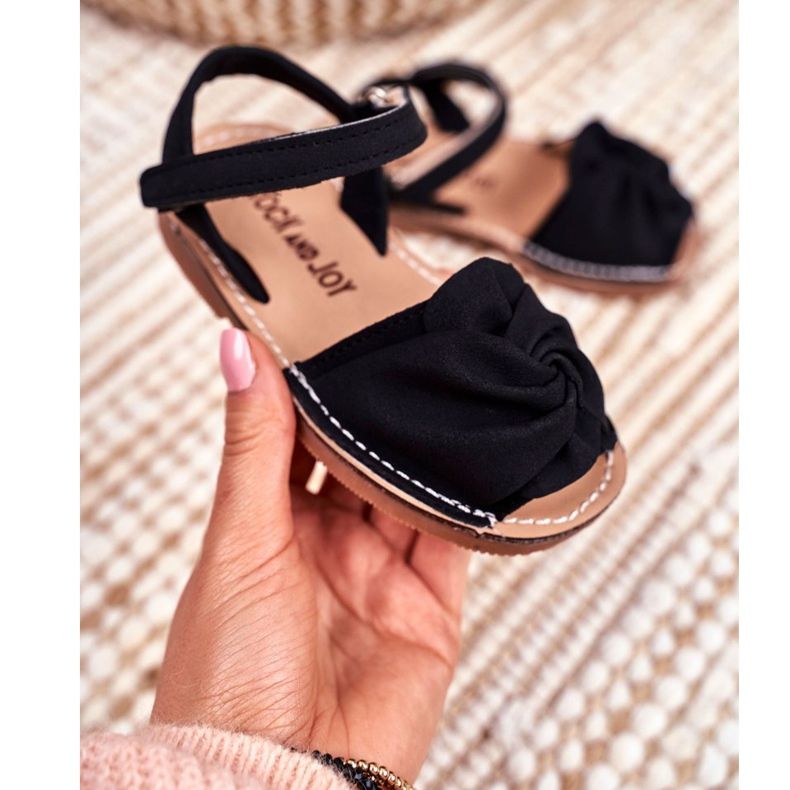 FRROCK Sandalias infantiles con velcro Goofy amarillas negro 2