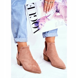 Bellucci Botas De Mujer Con Tacón Ante Calado Rosa Margate rosado 1 Bellucci Botas De Mujer Con Tacón Ante Calado Rosa Margate rosado 1