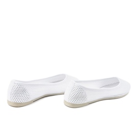 Bailarinas de encaje blanco JX56 3