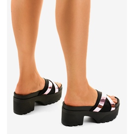 Tacones negros CL-3A309-20 3