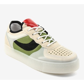 Zapatillas deportivas verdes LA51P sneakers multicolor 1