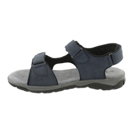 Sandalias deportivas American Club XD03 / 20 negro azul marino 2