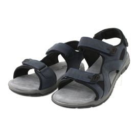 Sandalias deportivas American Club XD03 / 20 negro azul marino 3