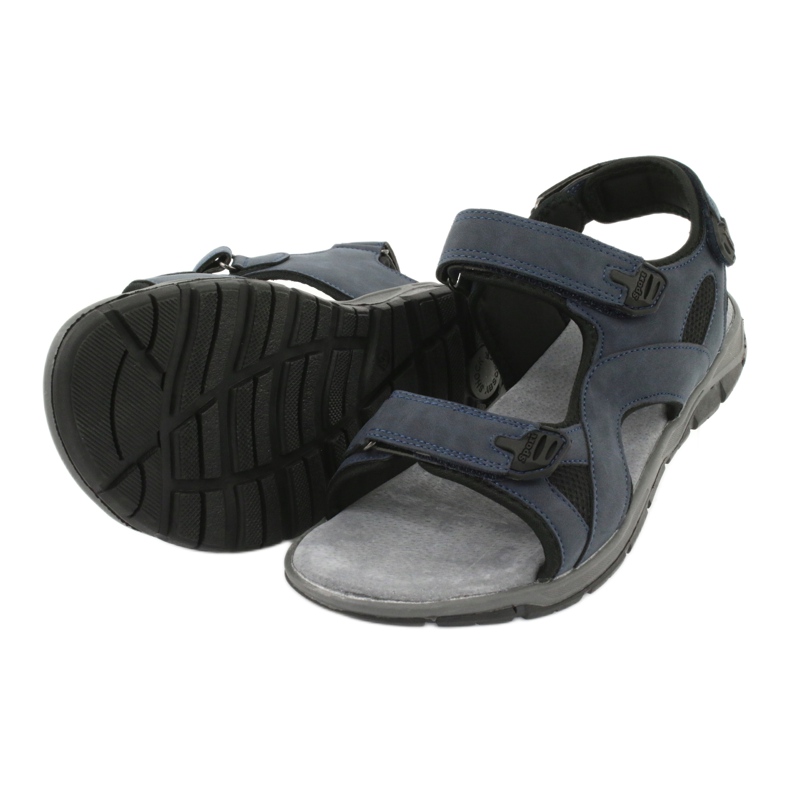 Sandalias deportivas American Club XD03 / 20 negro azul marino 4