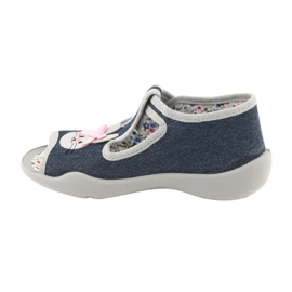 Calzado infantil befado 213P119 azul marino gris 2