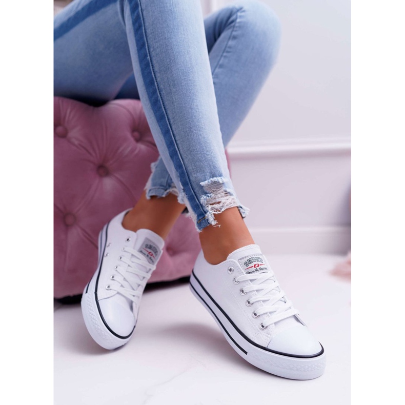 Zapatos deportivos bajos Smith's White para mujer blanco 2