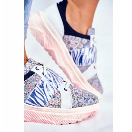 Zapatillas Deportivas Mujer Piel Zapatillas Maciejka 04448-27 marrón azul marino 6
