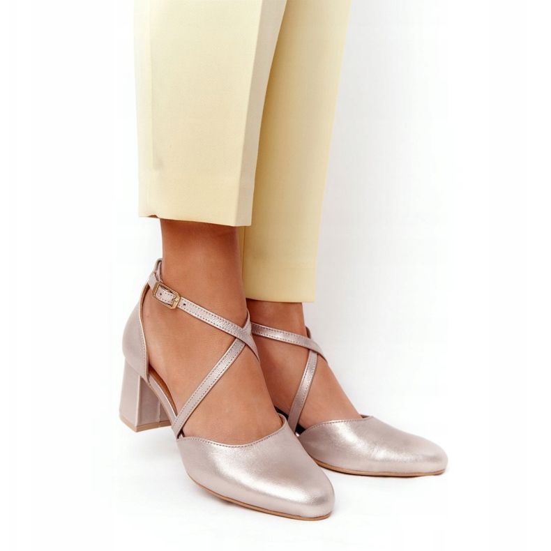 Salón Mujer Maciejka Leather Golden 04070-25 dorado 2