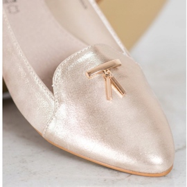 Goodin Bailarinas doradas brillantes dorado 3