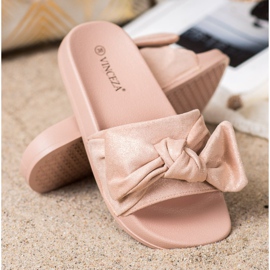Zapatillas VINCEZA Con Lazo rosado 3
