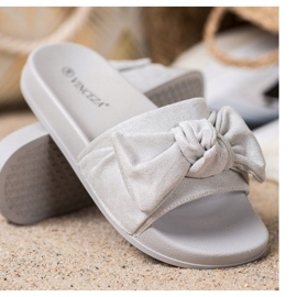 Zapatillas VINCEZA Con Lazo gris 3