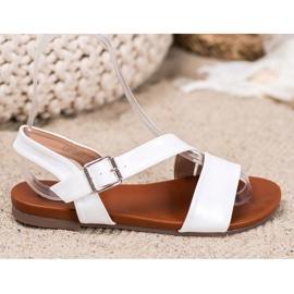 Kylie Sandalias clásicas blanco 2