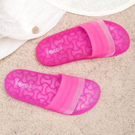 SHELOVET Pantuflas rosas rosado 2