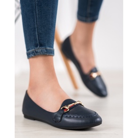 Clowse Señores de moda con cuero ecológico azul 4