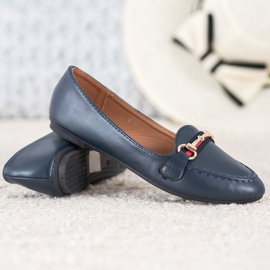 Clowse Señores de moda con cuero ecológico azul 2