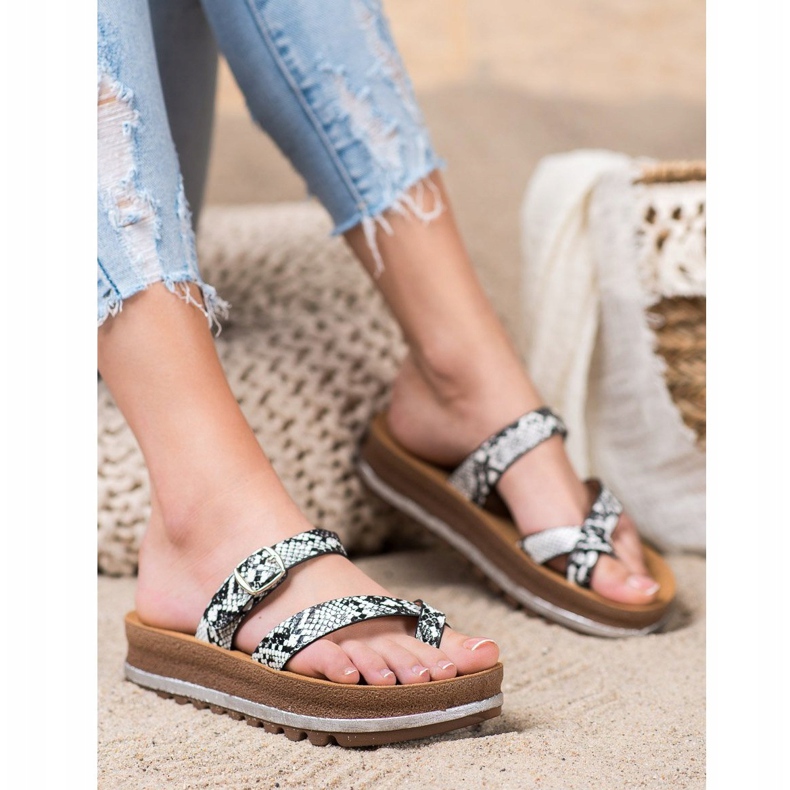 Comer Zapatillas en la plataforma de moda multicolor 1