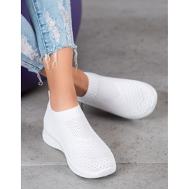 SHELOVET Zapatillas sin cordones blanco 2