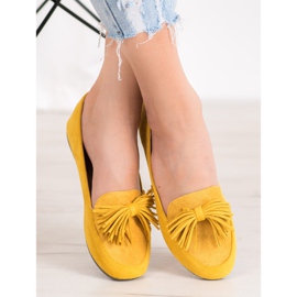 Nio Nio Mocasines con flecos amarillo 1 Nio Nio Mocasines con flecos amarillo 1