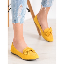 Nio Nio Mocasines con flecos amarillo 5