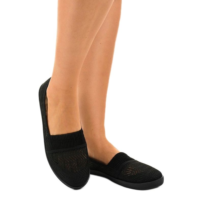 Zapatillas slip-on caladas CB1711 negras negro 1 Zapatillas slip-on caladas CB1711 negras negro 1