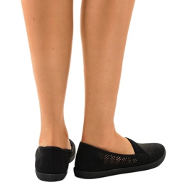 Zapatillas slip-on caladas CB1711 negras negro 3